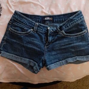 Denim shorts